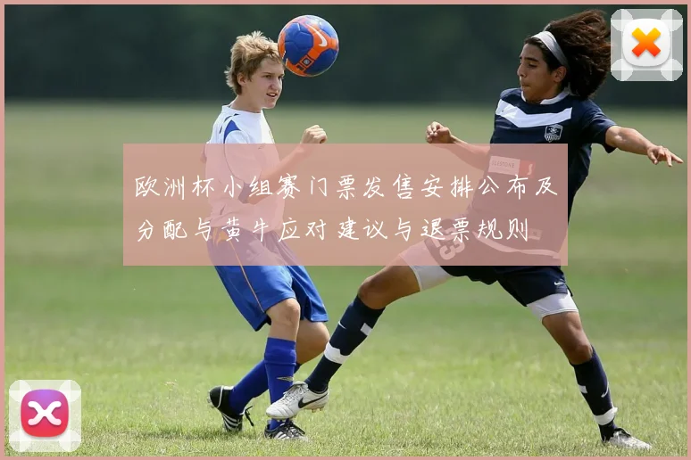 欧洲杯小组赛门票发售安排公布及分配与黄牛应对建议与退票规则